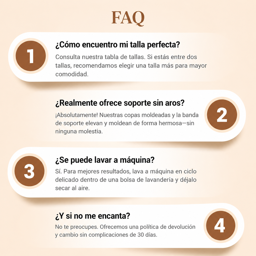 Silvia - Sujetadores sin aros con efecto push-up