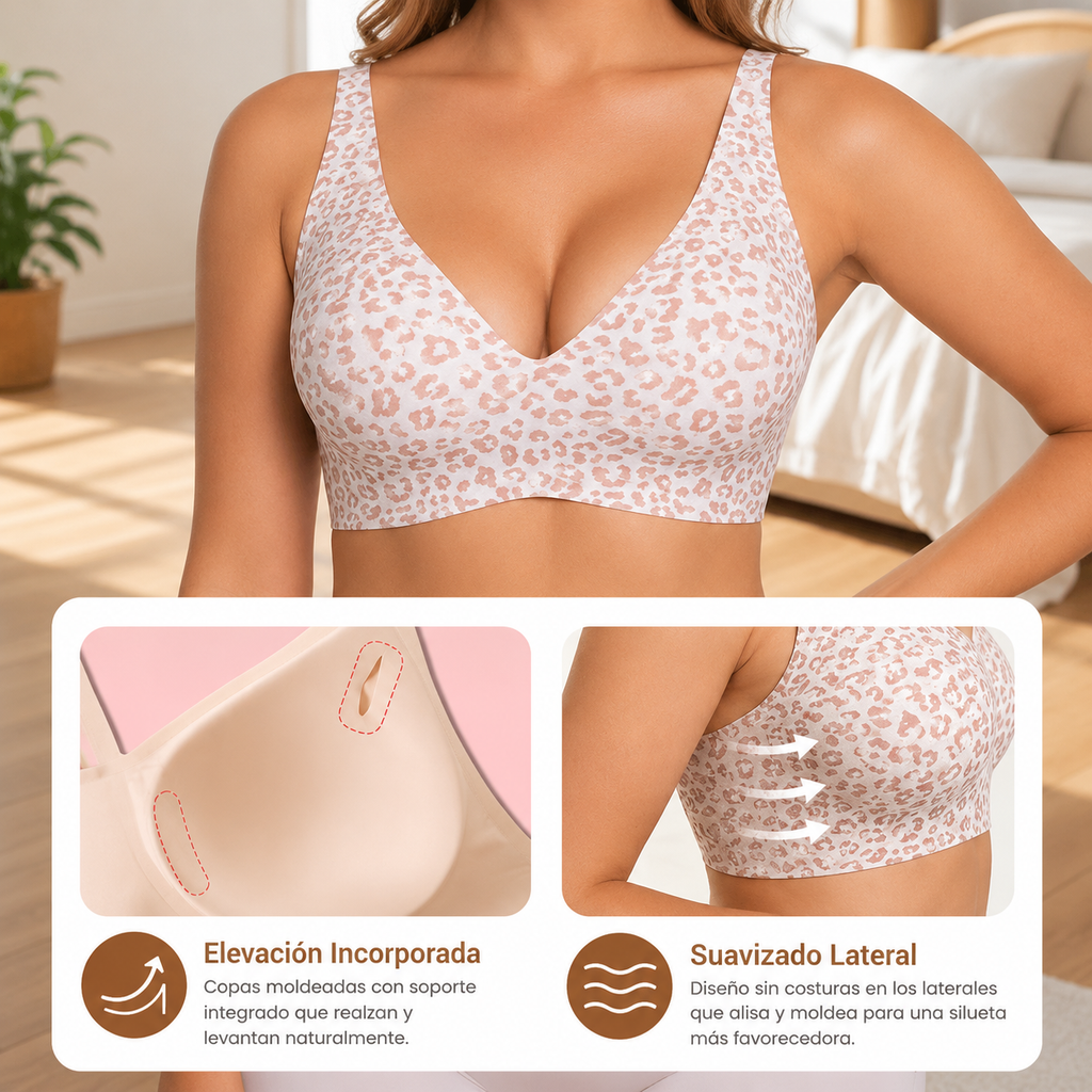 Silvia - Sujetadores sin aros con efecto push-up