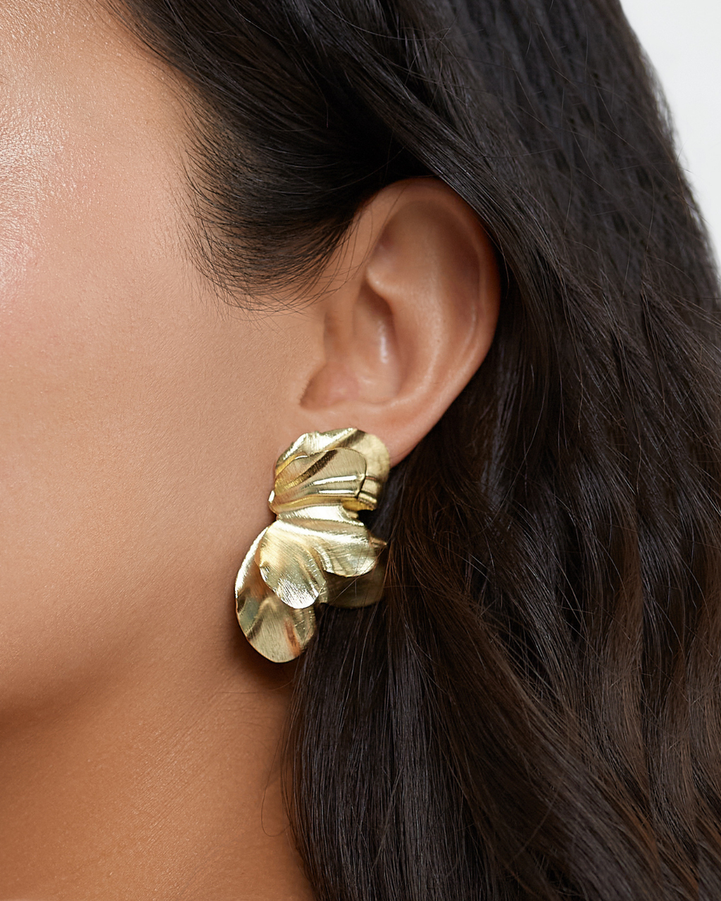 Pendientes Double Half Flower