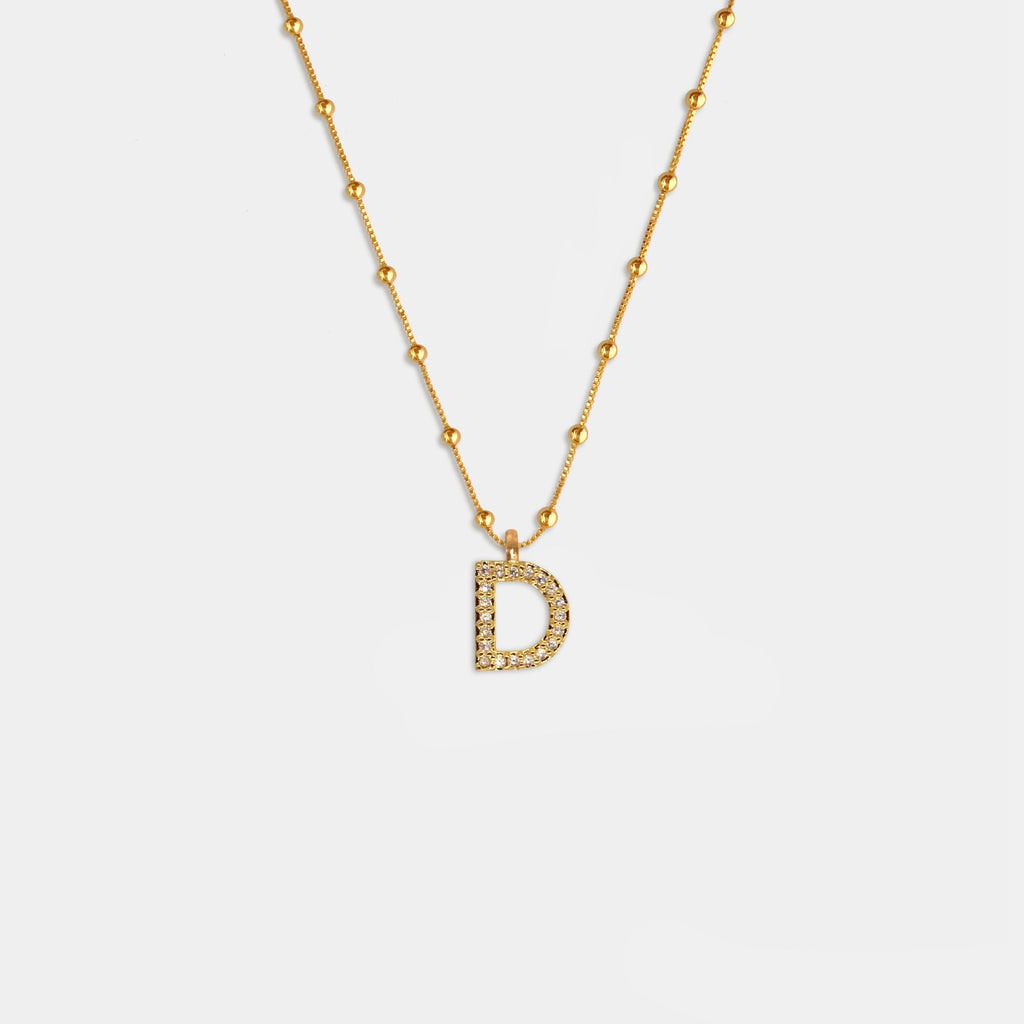(WH) Collar Shine Letter