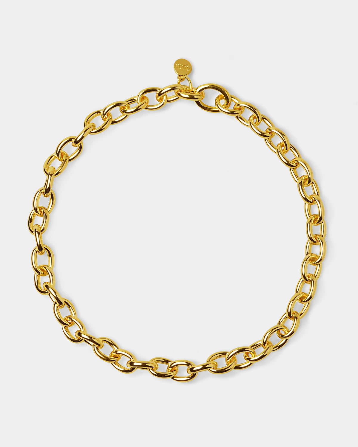(WH) Collar Oval Links Lock