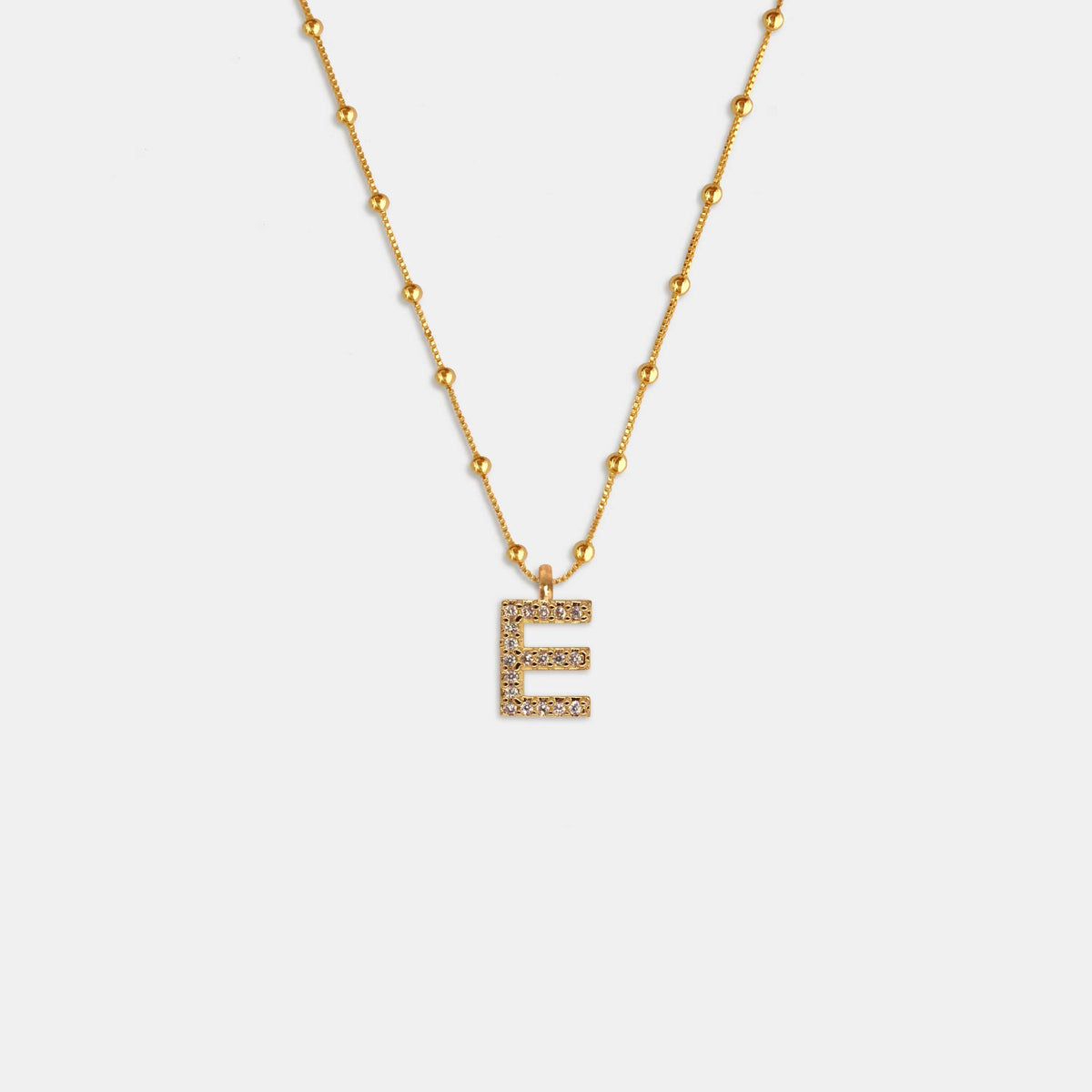 (WH) Collar Shine Letter