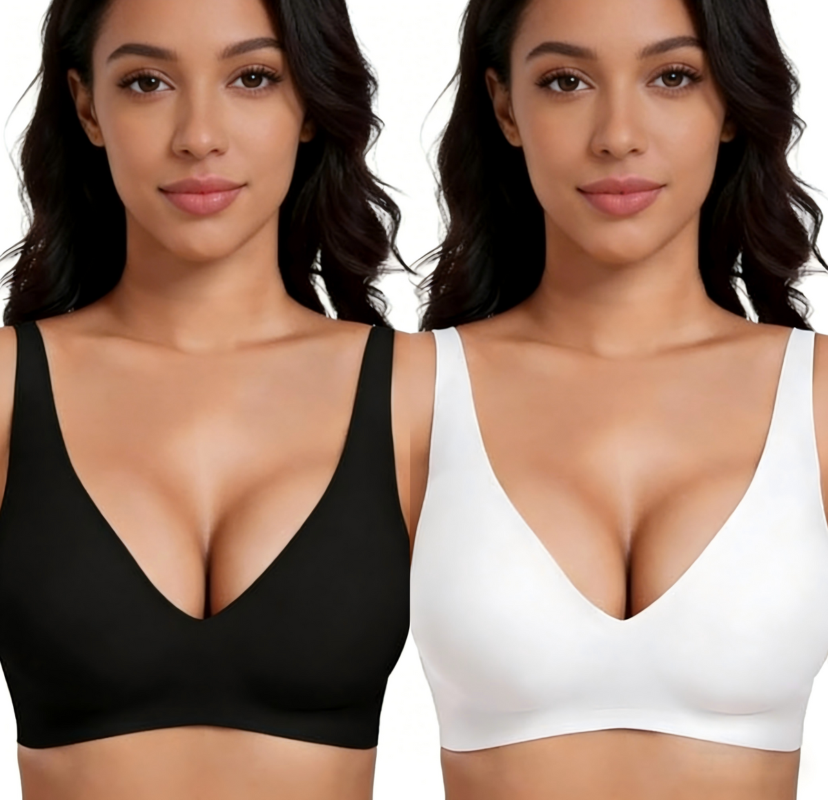 Silvia - Sujetadores sin aros con efecto push-up