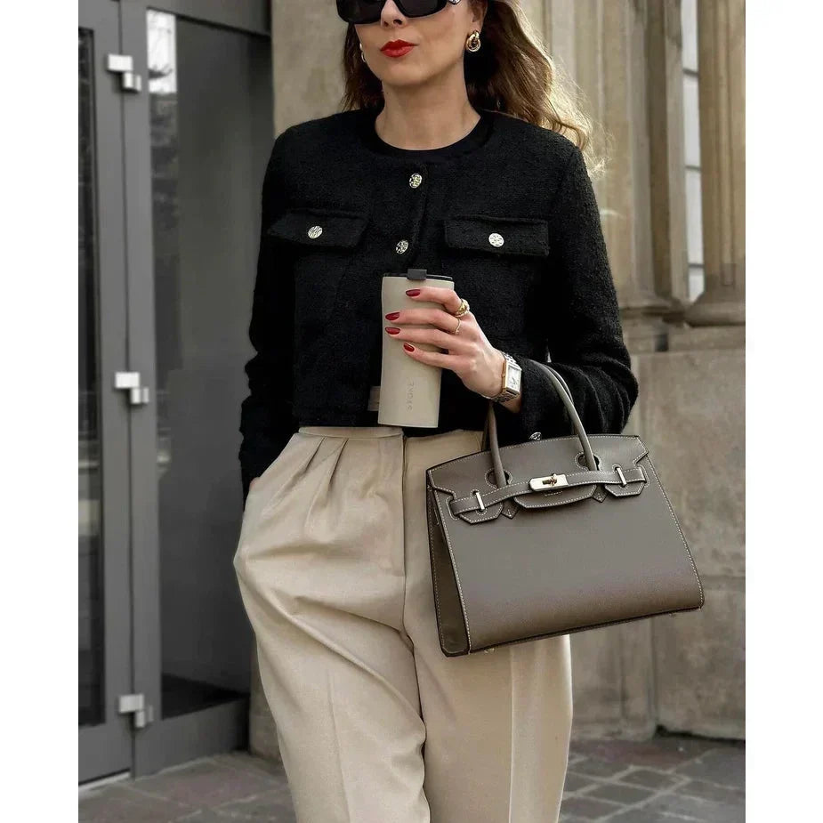 Kensington | Bolso de Mano de Piel