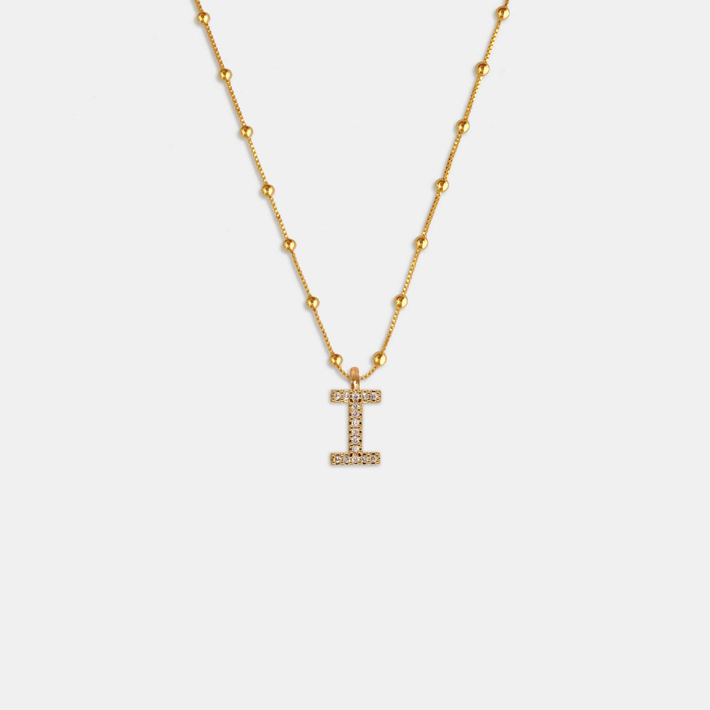 (WH) Collar Shine Letter