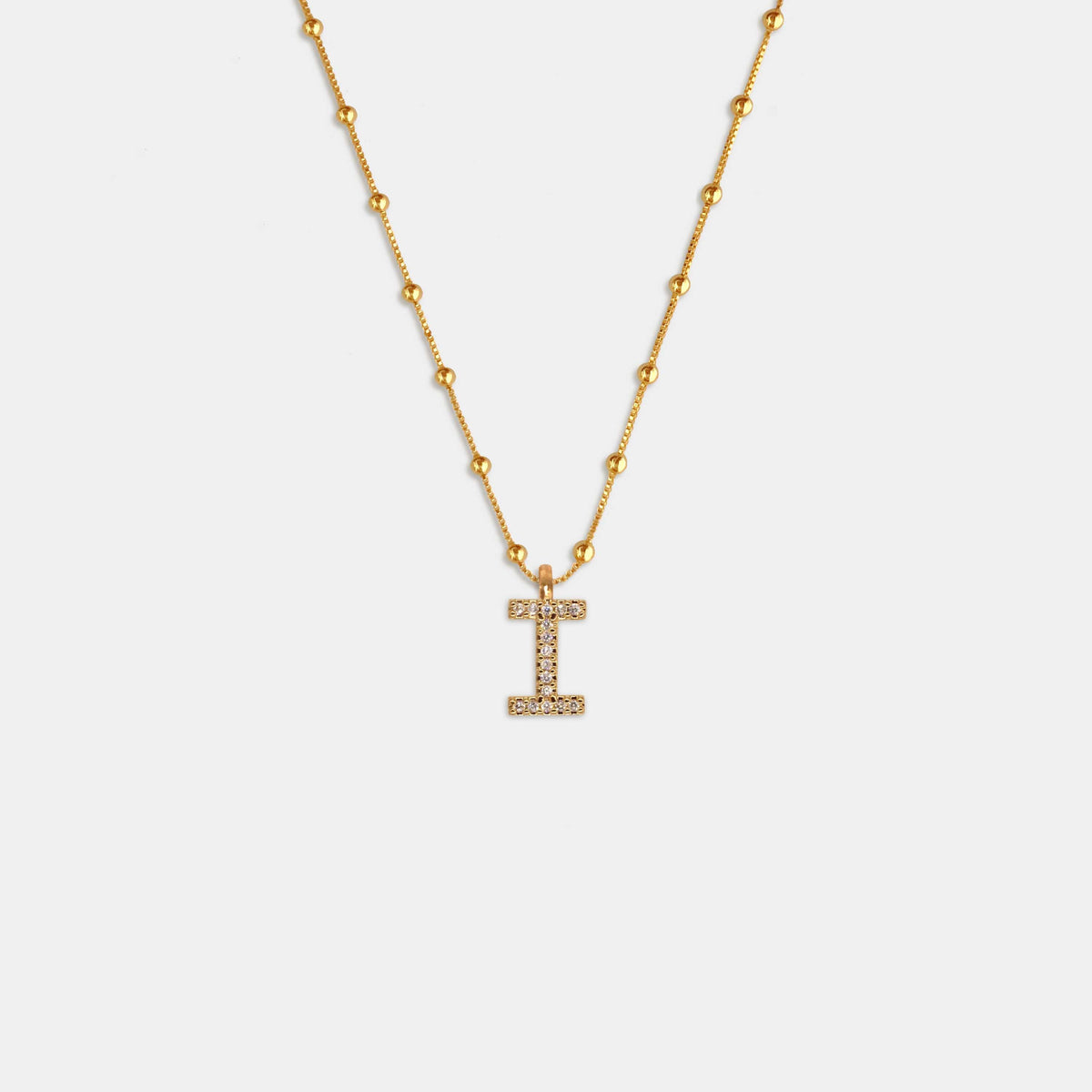 (WH) Collar Shine Letter