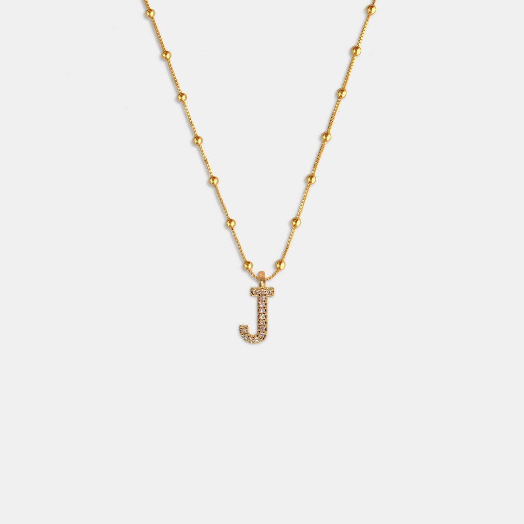 (WH) Collar Shine Letter