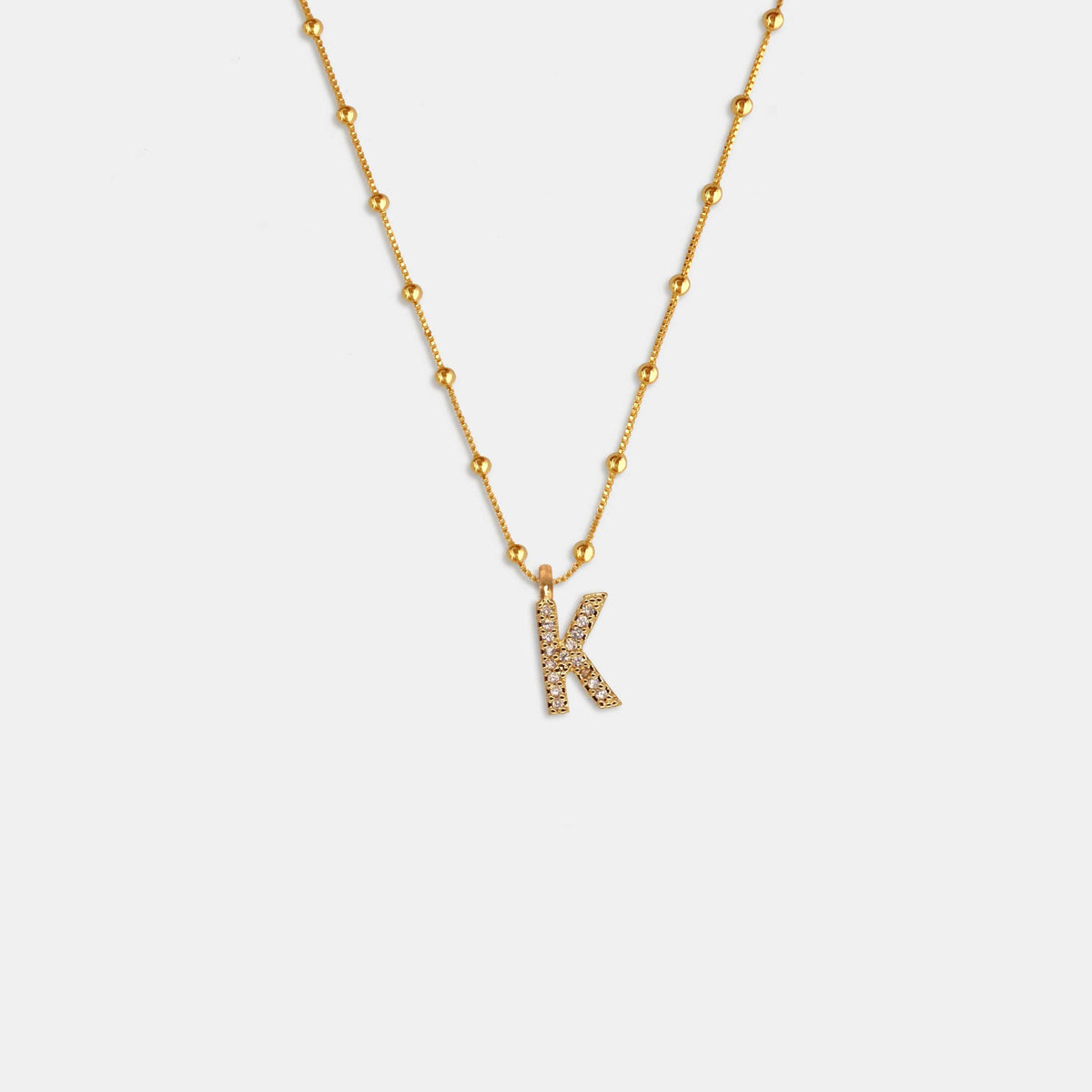 (WH) Collar Shine Letter