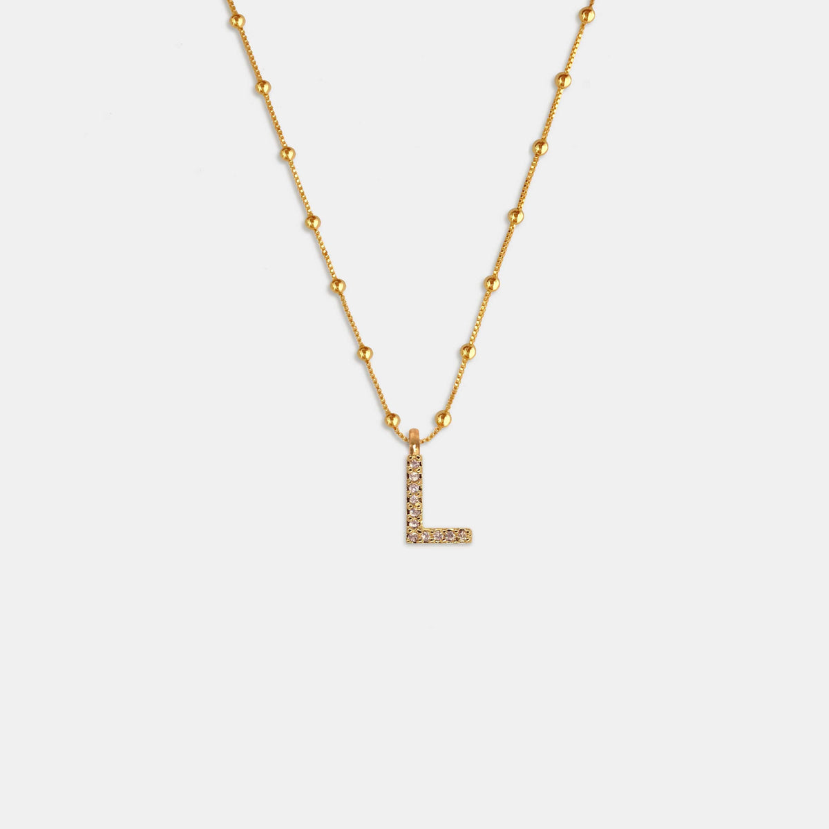 (WH) Collar Shine Letter