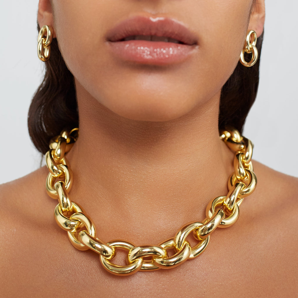 (WH) Collar Maxi Oval