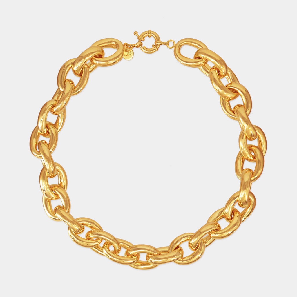 (WH) Collar Maxi Oval