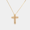 (WH) Collar Pearl Cross
