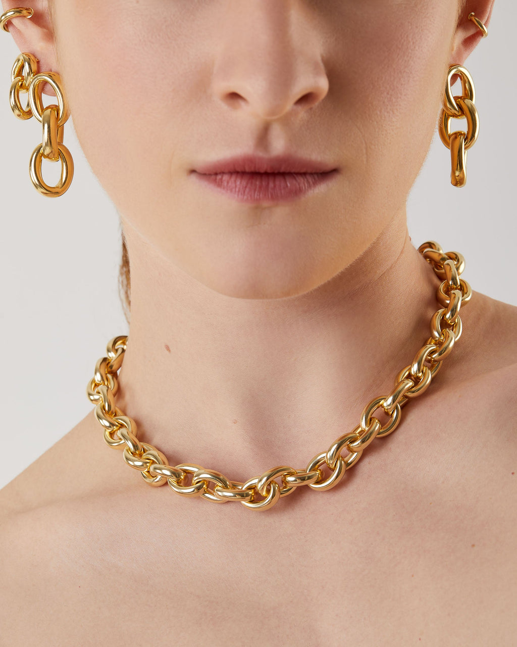 (WH) Collar Big Oval