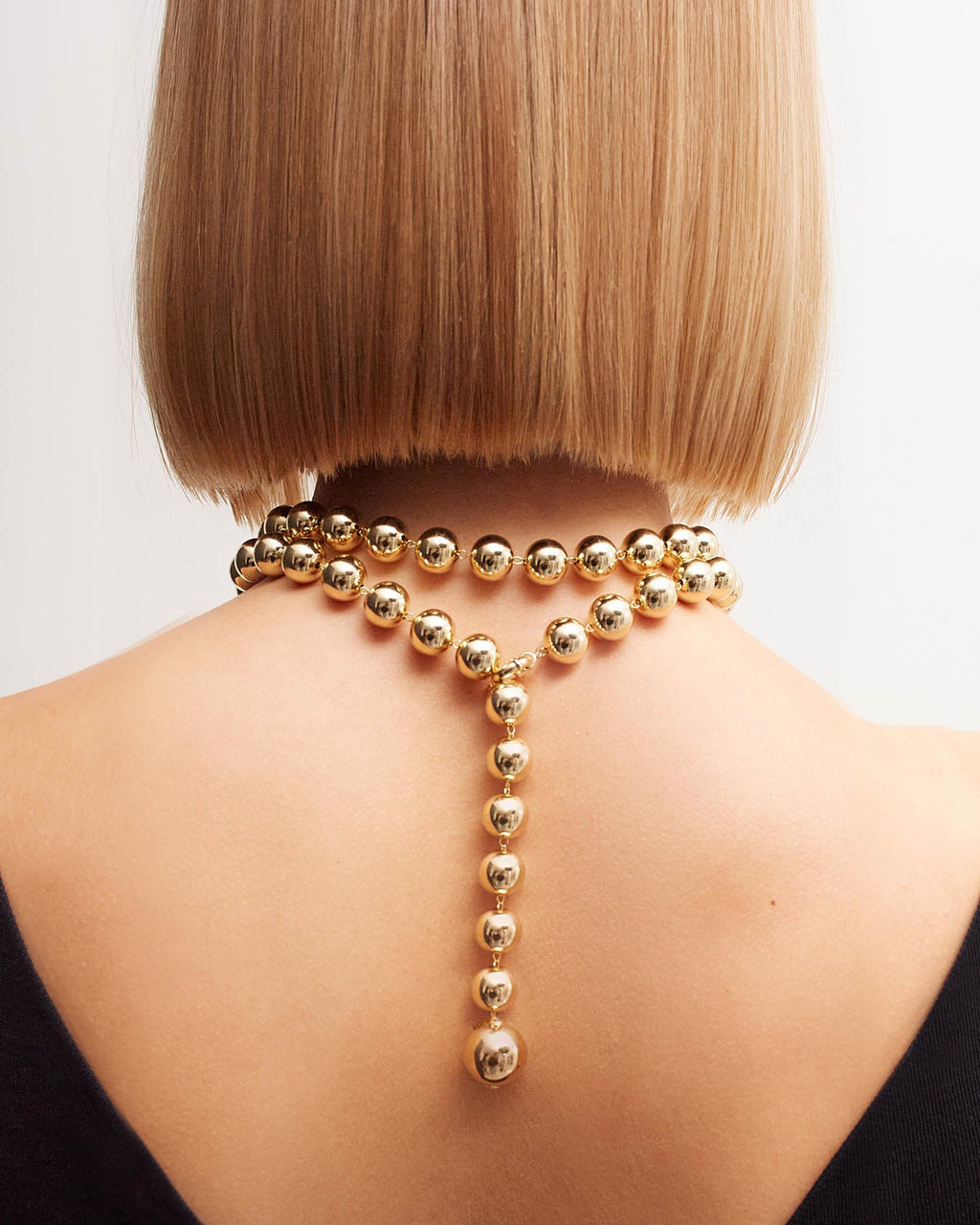 (WH) Collar Maxi Tie Balls