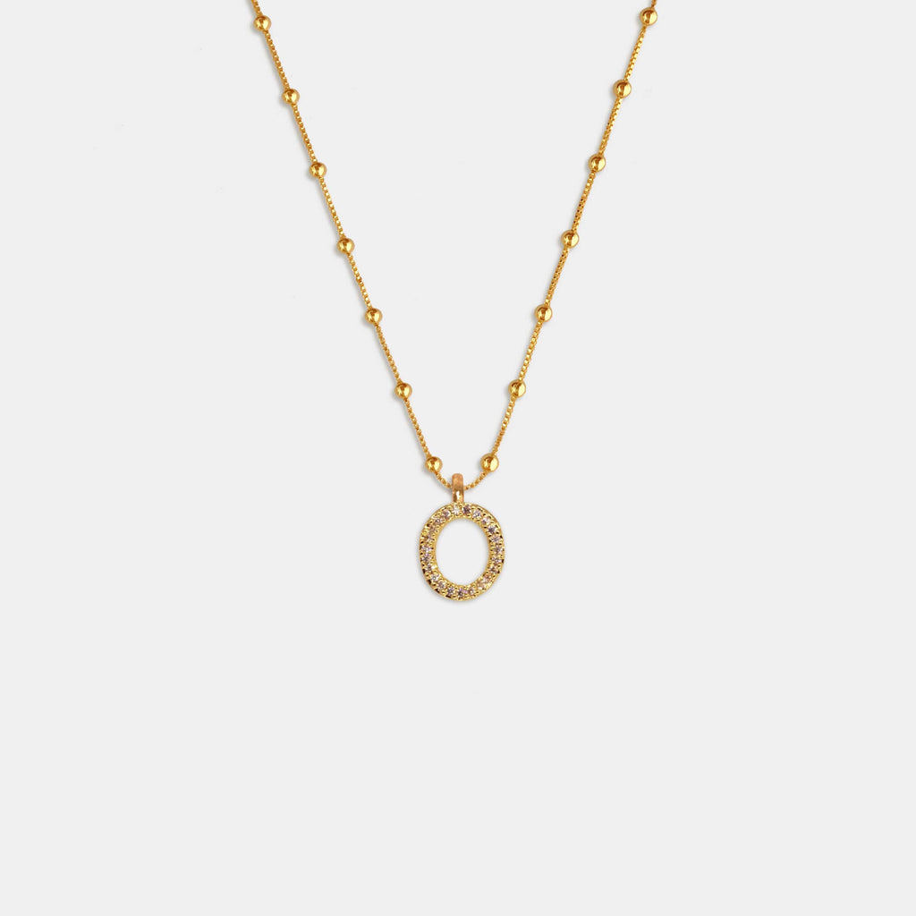 (WH) Collar Shine Letter