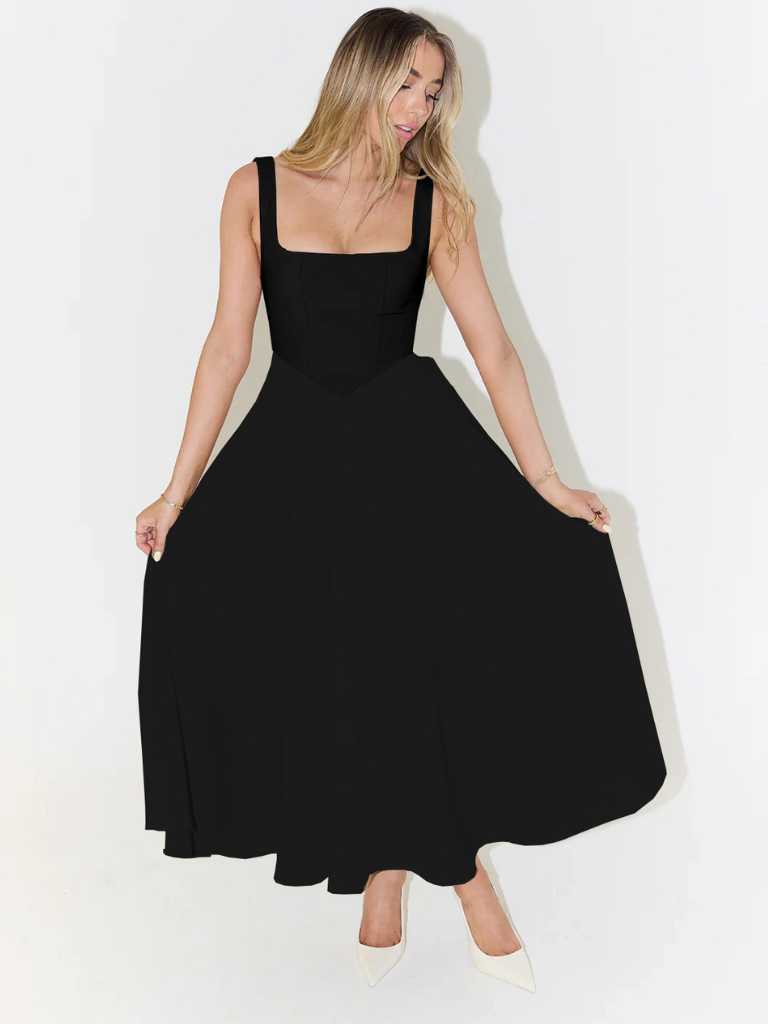 MELISA - Vestido sencillo, femenino y fluido