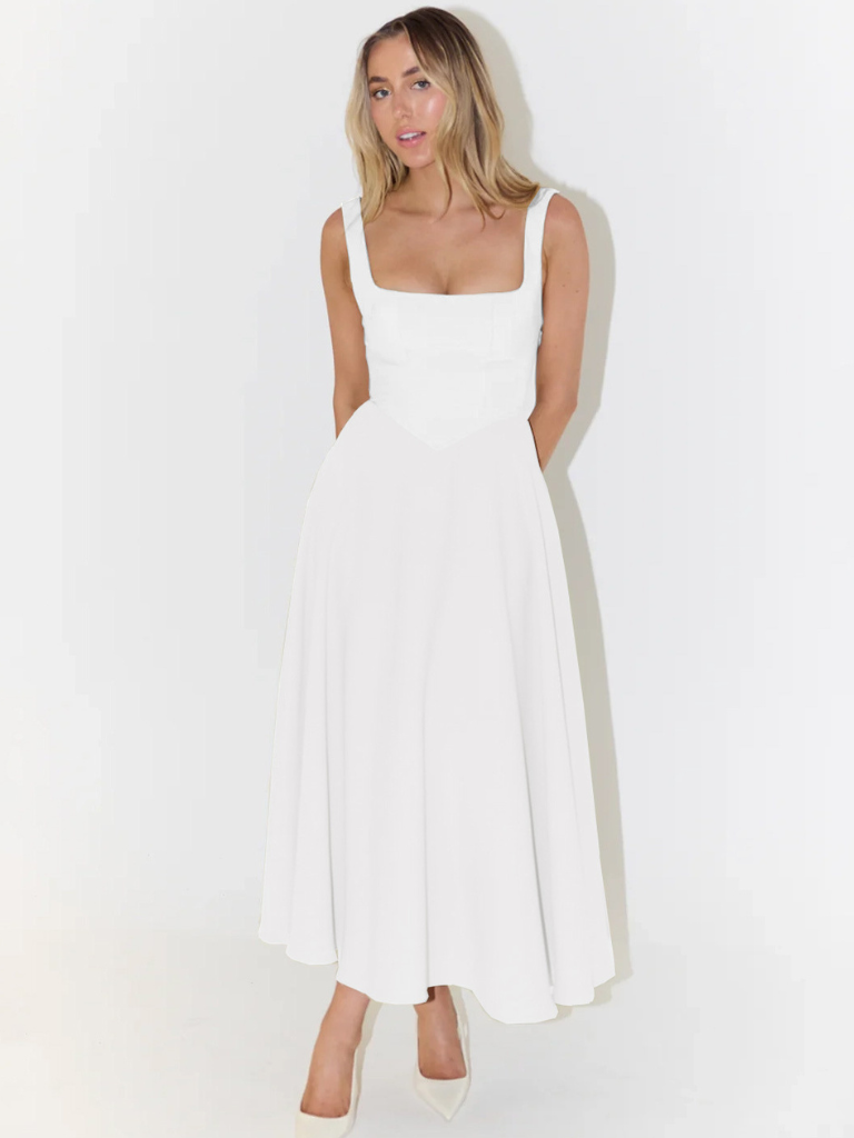 MELISA - Vestido sencillo, femenino y fluido