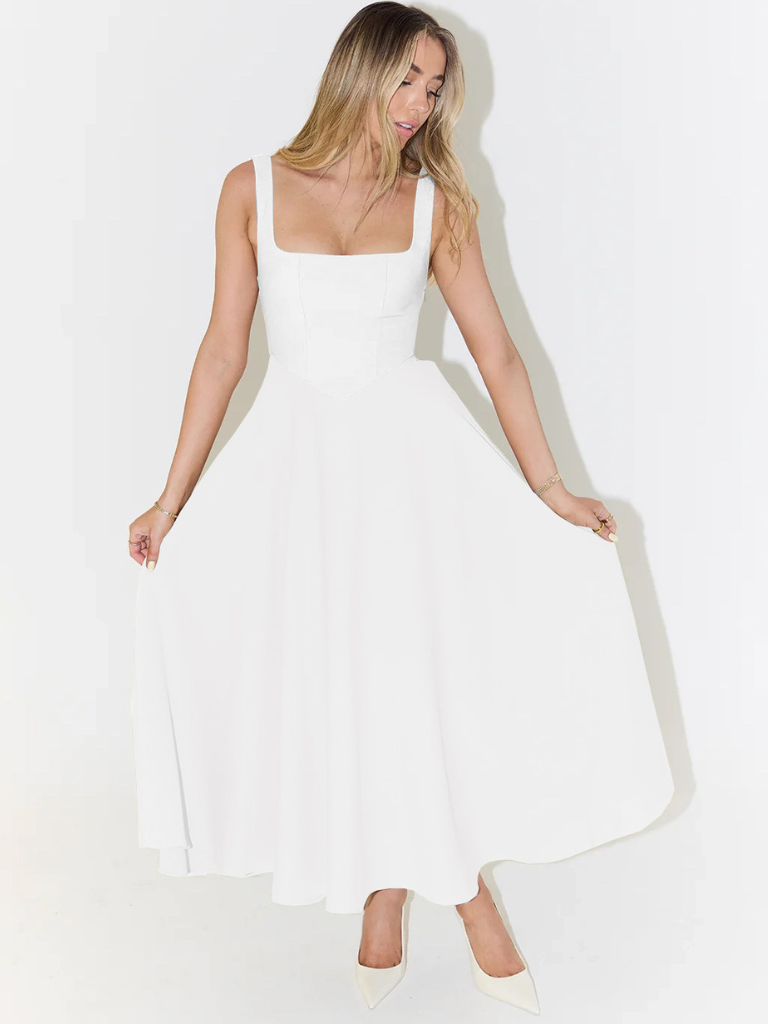 MELISA - Vestido sencillo, femenino y fluido