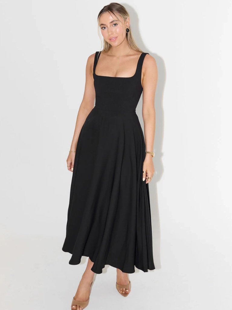 MELISA - Vestido sencillo, femenino y fluido