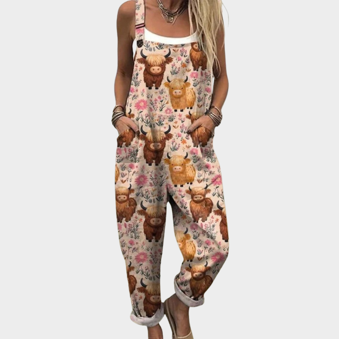 Mono cómodo estampado