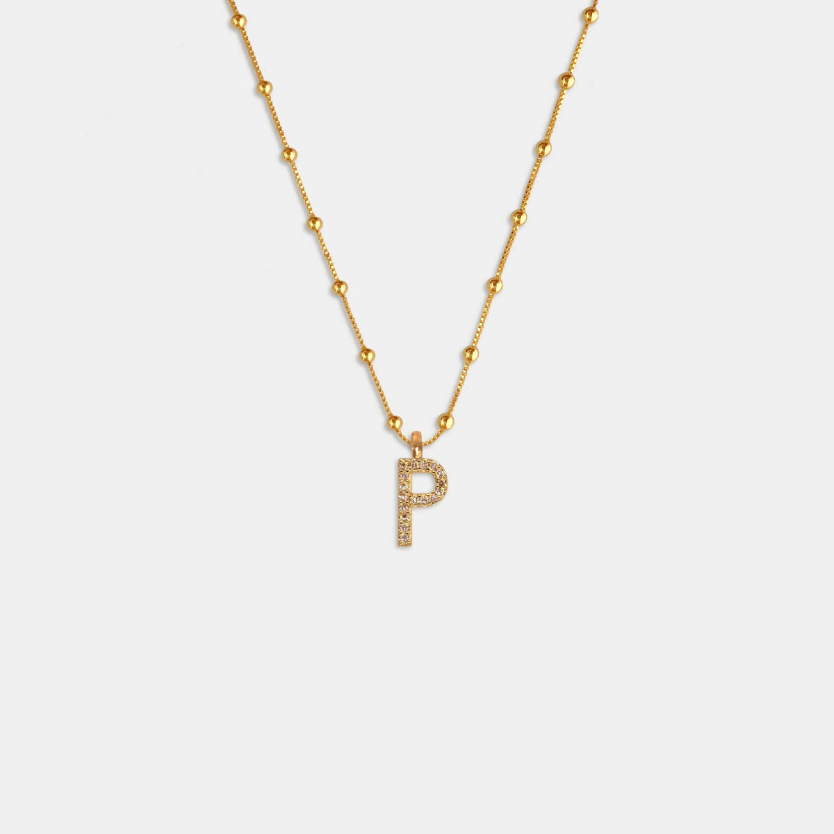 (WH) Collar Shine Letter