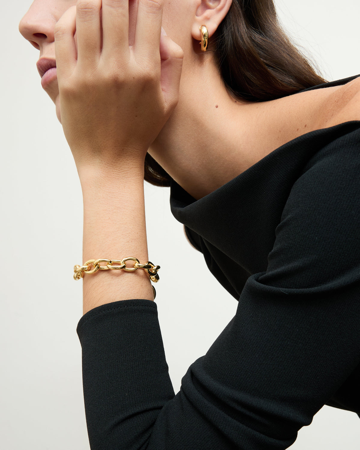 (WH) Pulsera Oval Links Lock