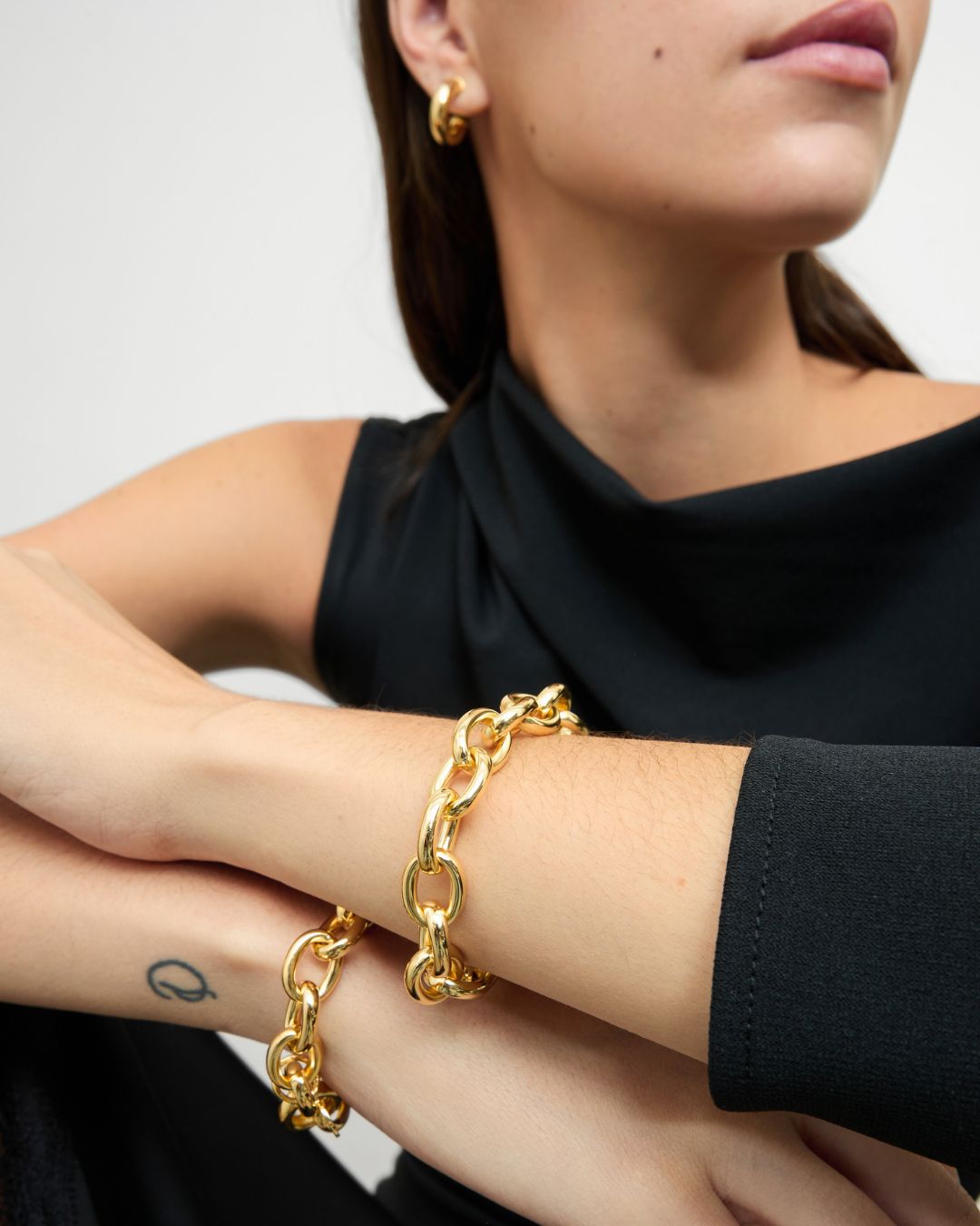 (WH) Pulsera Oval Links Lock
