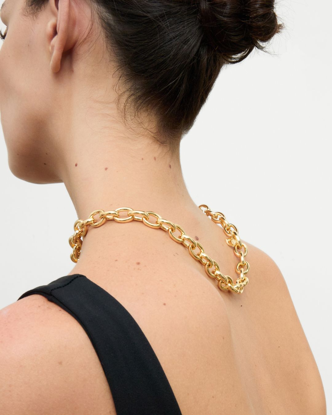 (WH) Collar Oval Links Lock