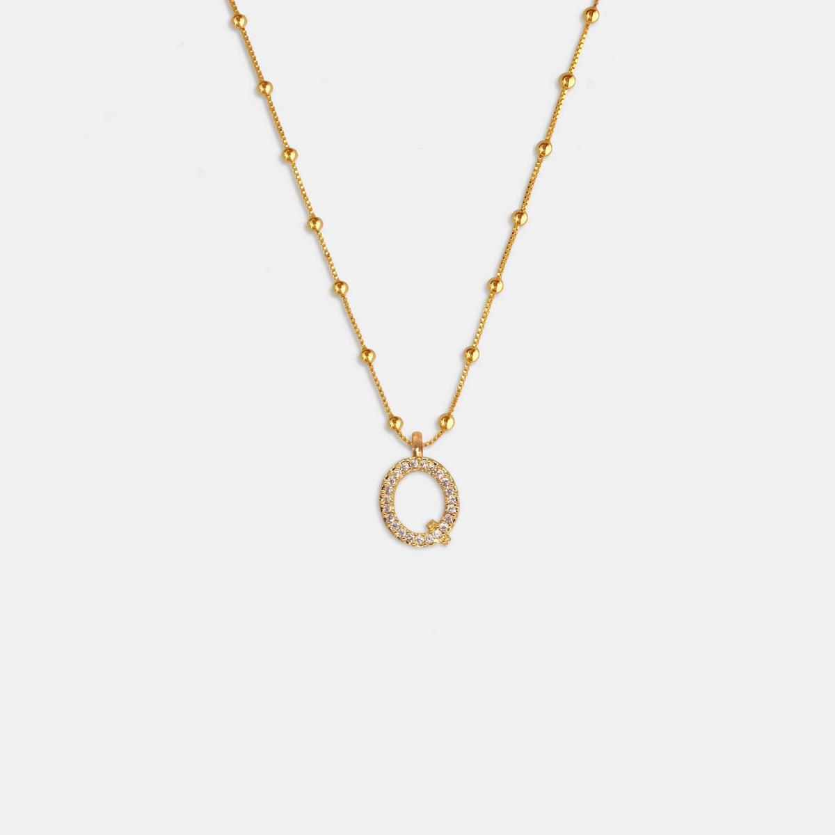 (WH) Collar Shine Letter
