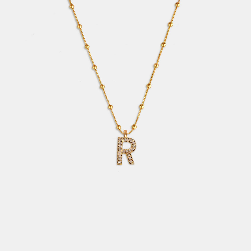 (WH) Collar Shine Letter