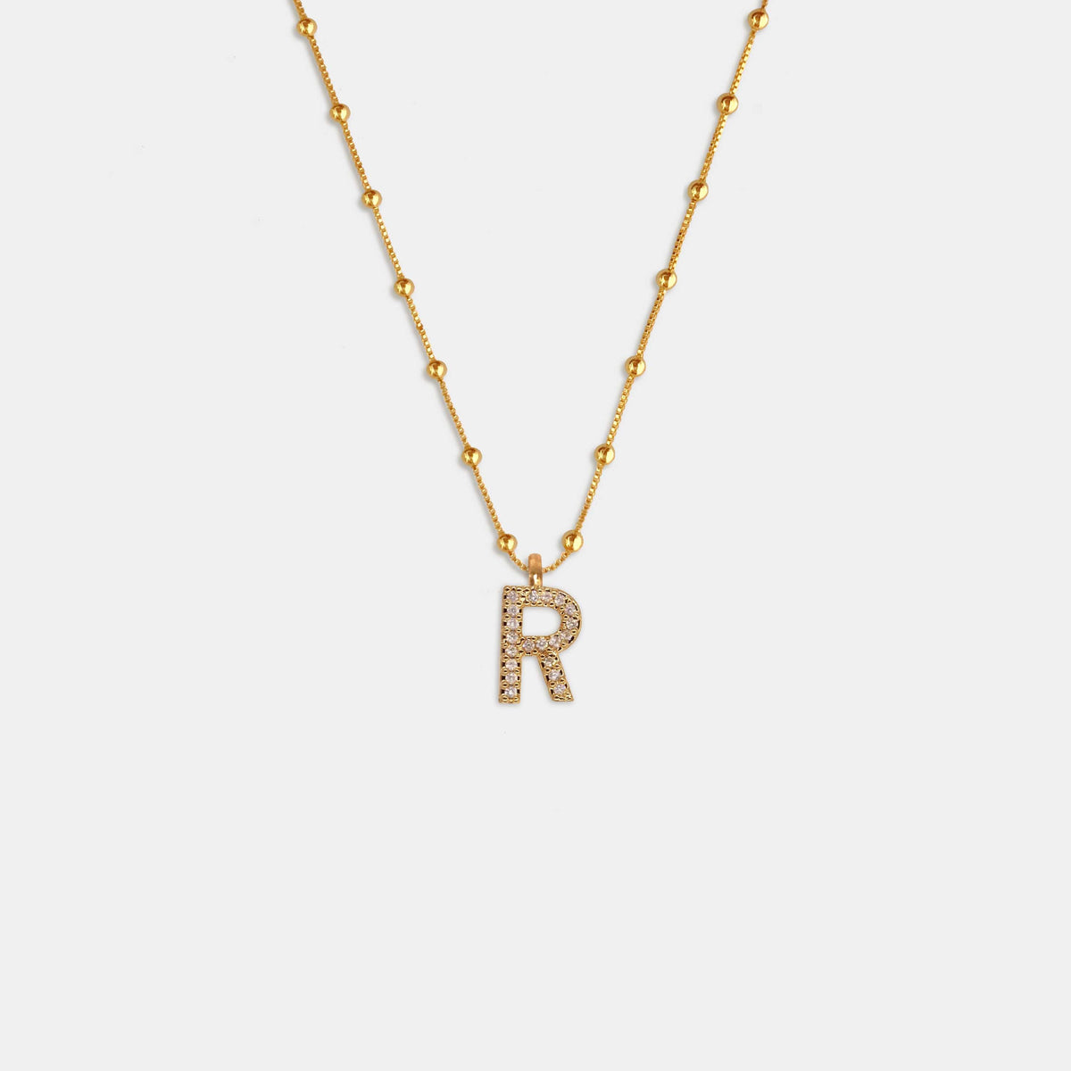(WH) Collar Shine Letter