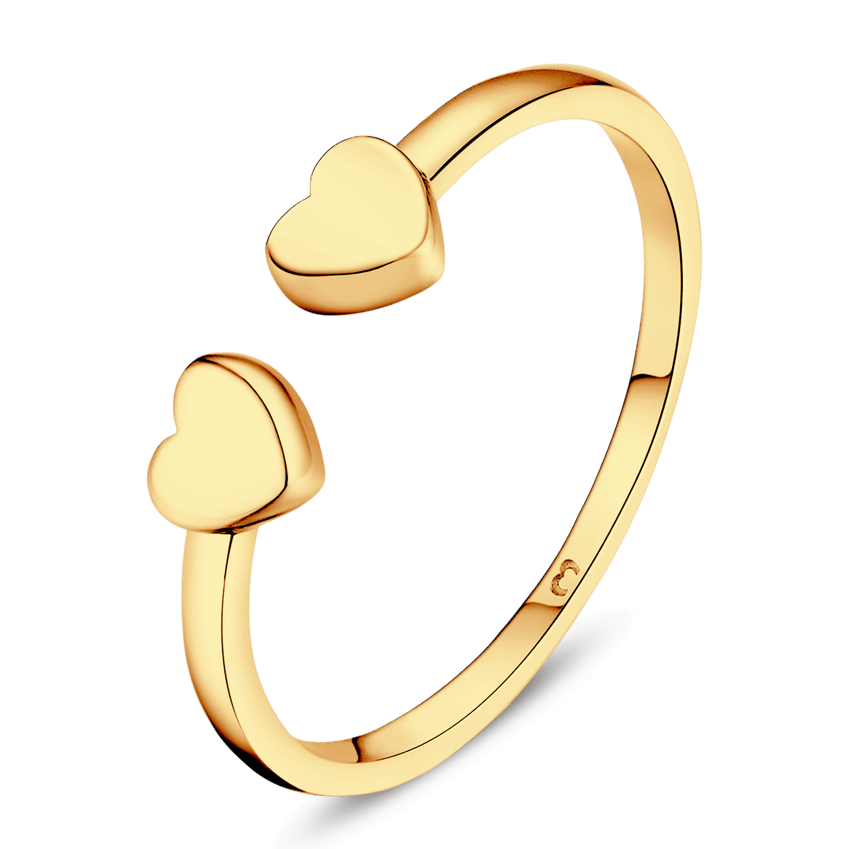 Anillo Duplo Corazón