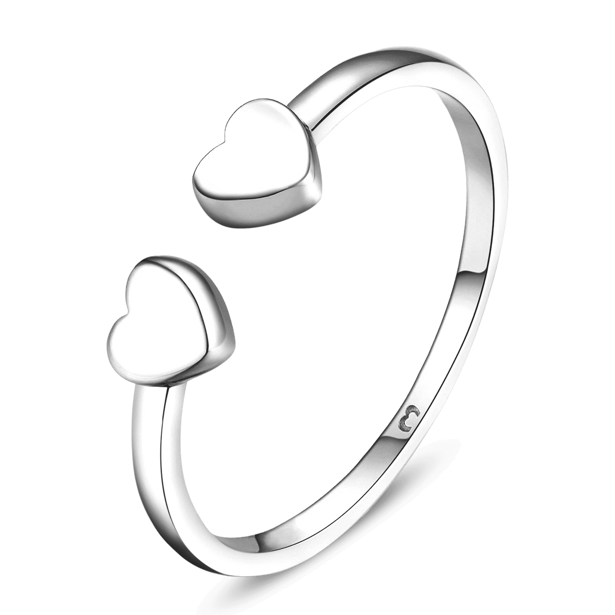 Anillo Duplo Corazón