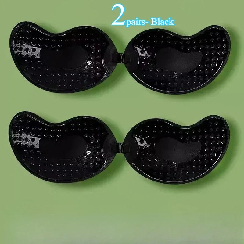 Sujetador adhesivo push up mujer sin tirantes para espalda descubierta