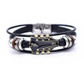 Rodrigo - Pulsera de cuero con diseño de guitarra