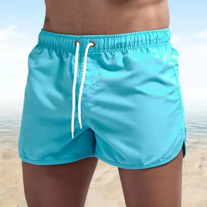 Shorts de Baño de Secado Rápido para Natación, Surf, Playa y Deportes Acuáticos de Verano