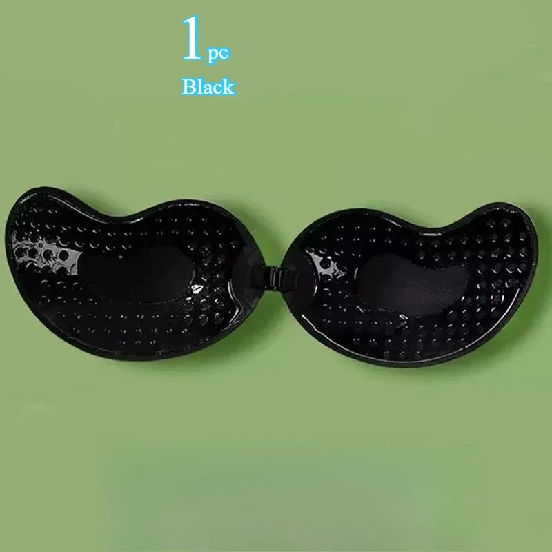Sujetador adhesivo push up mujer sin tirantes para espalda descubierta