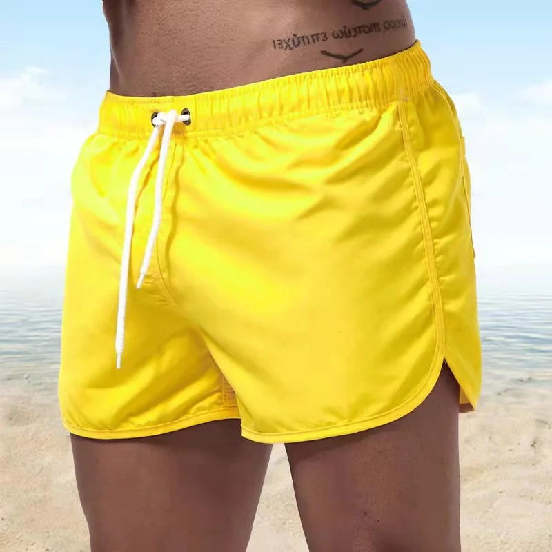 Shorts de Baño de Secado Rápido para Natación, Surf, Playa y Deportes Acuáticos de Verano