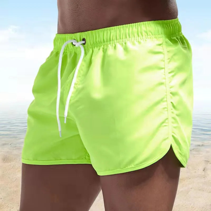Shorts de Baño de Secado Rápido para Natación, Surf, Playa y Deportes Acuáticos de Verano