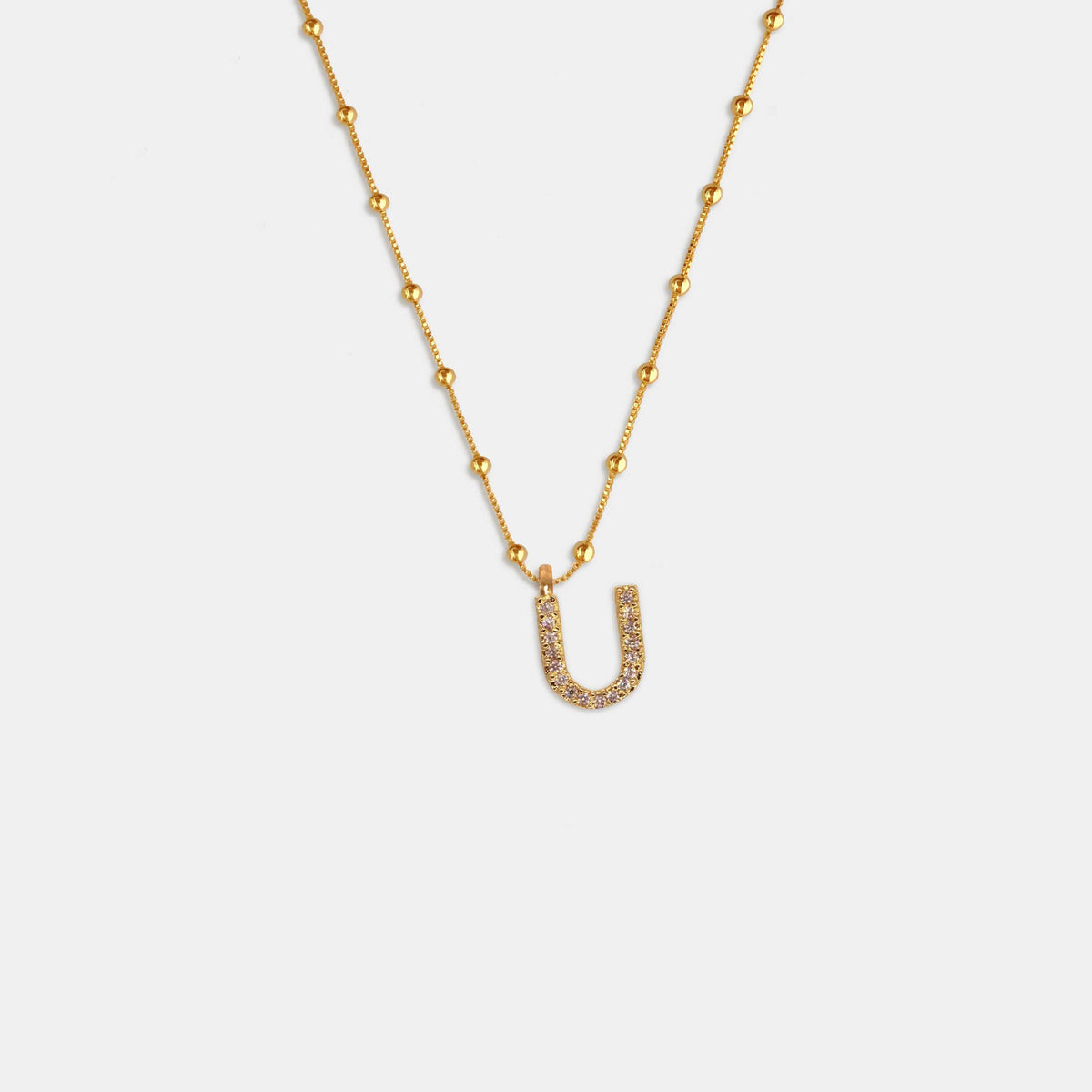 (WH) Collar Shine Letter