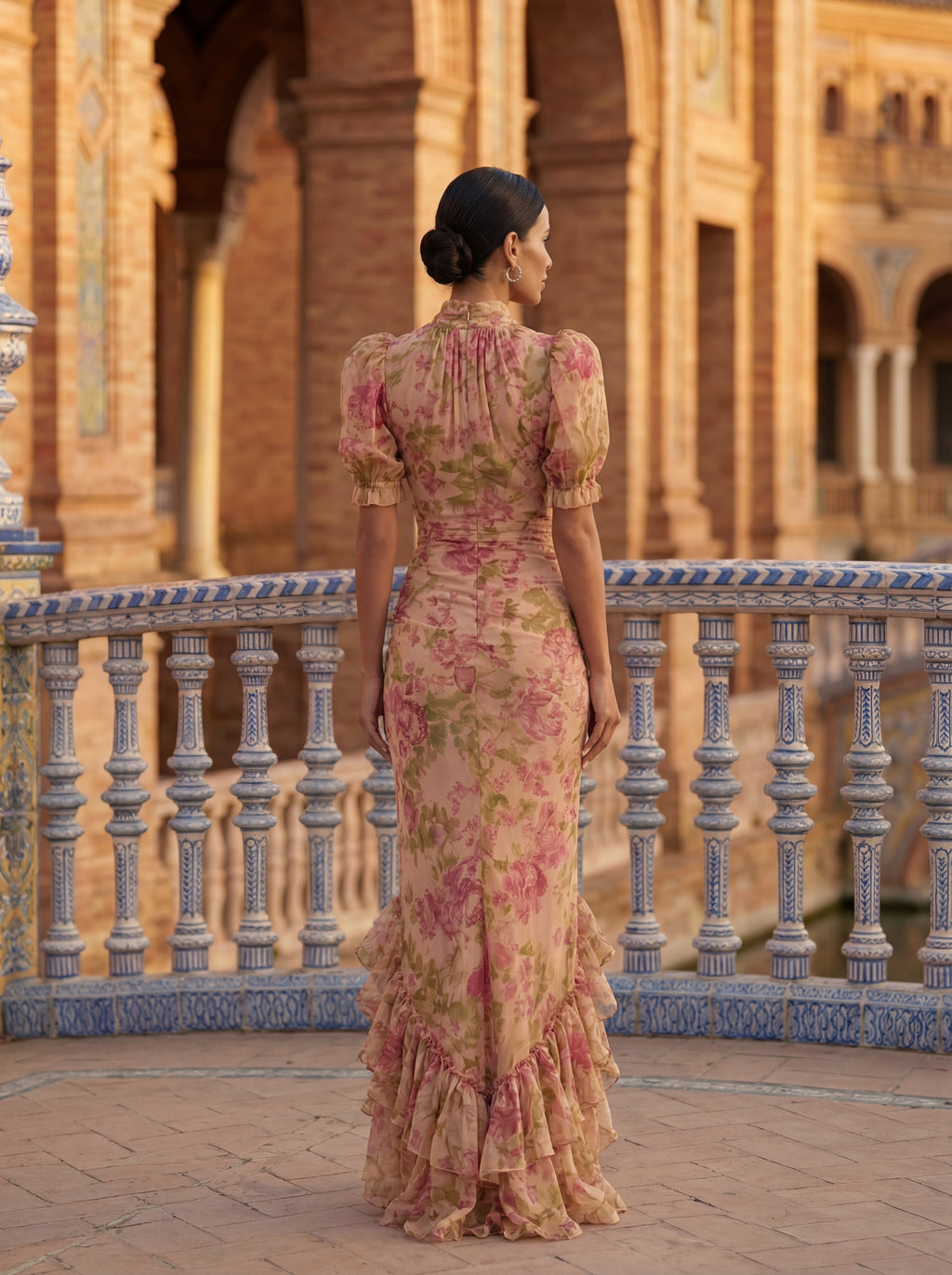Rosario - Vestido Floral Elegante