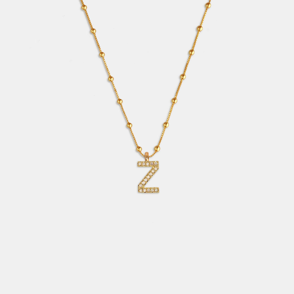 (WH) Collar Shine Letter