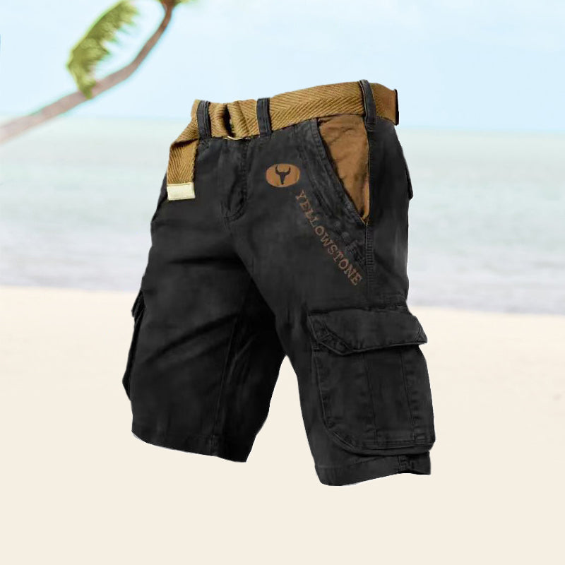 Pantalón corto hombre cargo con bolsillos para verano outdoor