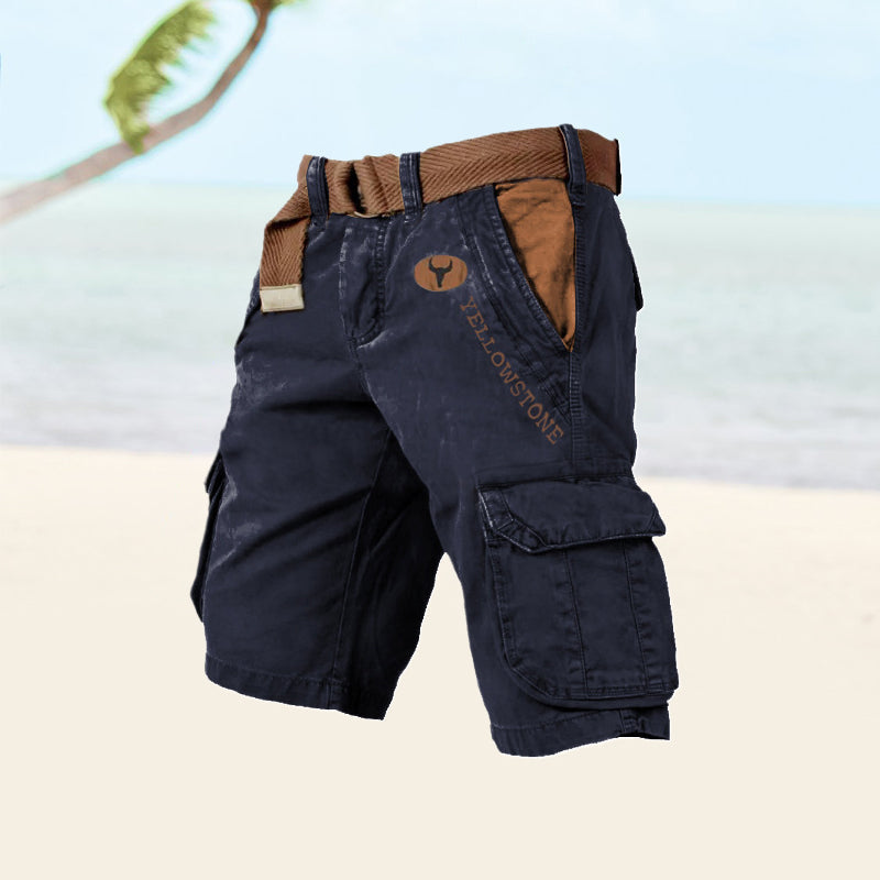 Pantalón corto hombre cargo con bolsillos para verano outdoor