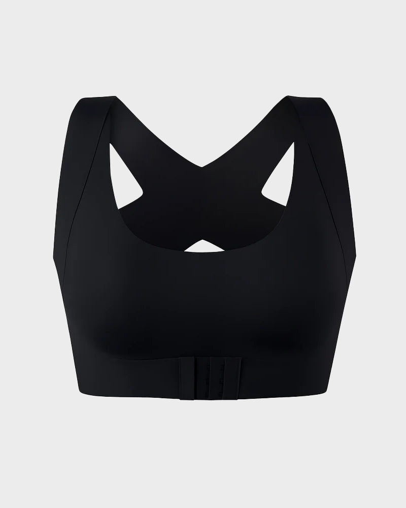 Sujetador mujer cómodo con soporte y diseño cruzado