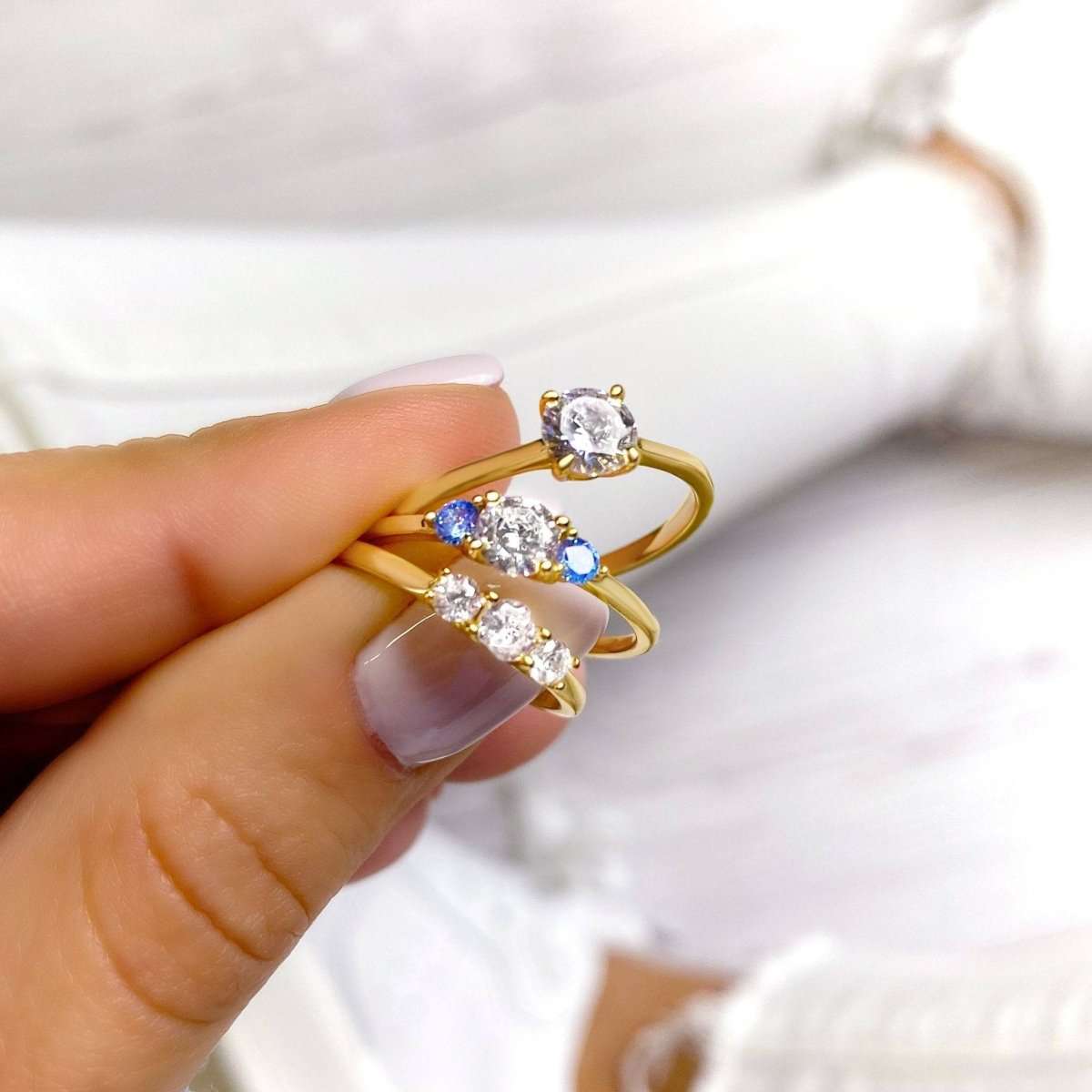 Anillo Circonita Oval