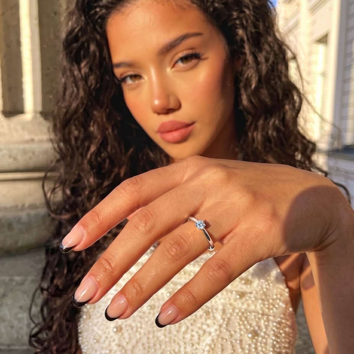 Anillo Circonita Oval