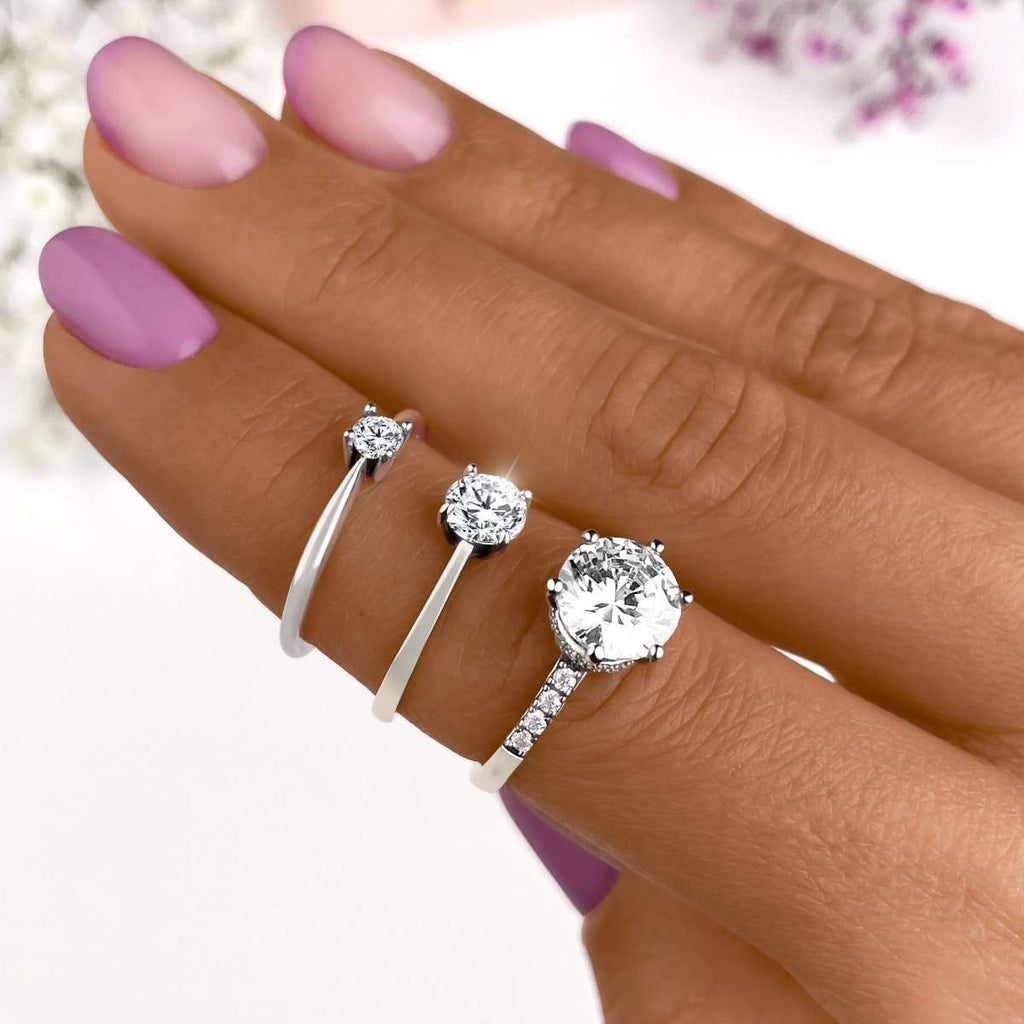 Anillo Circonita Oval