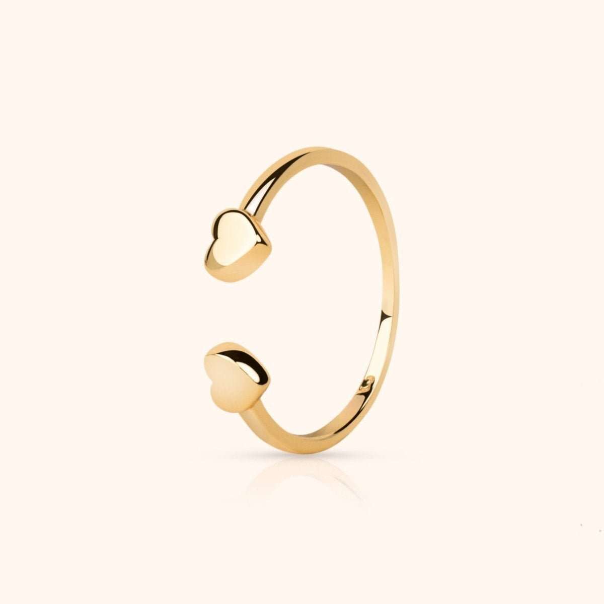 Anillo Duplo Corazón