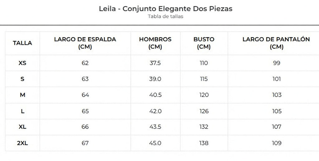 Lana - Conjunto Elegante Dos Piezas